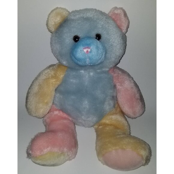VTG Pastel Teddy Bear Plush 15